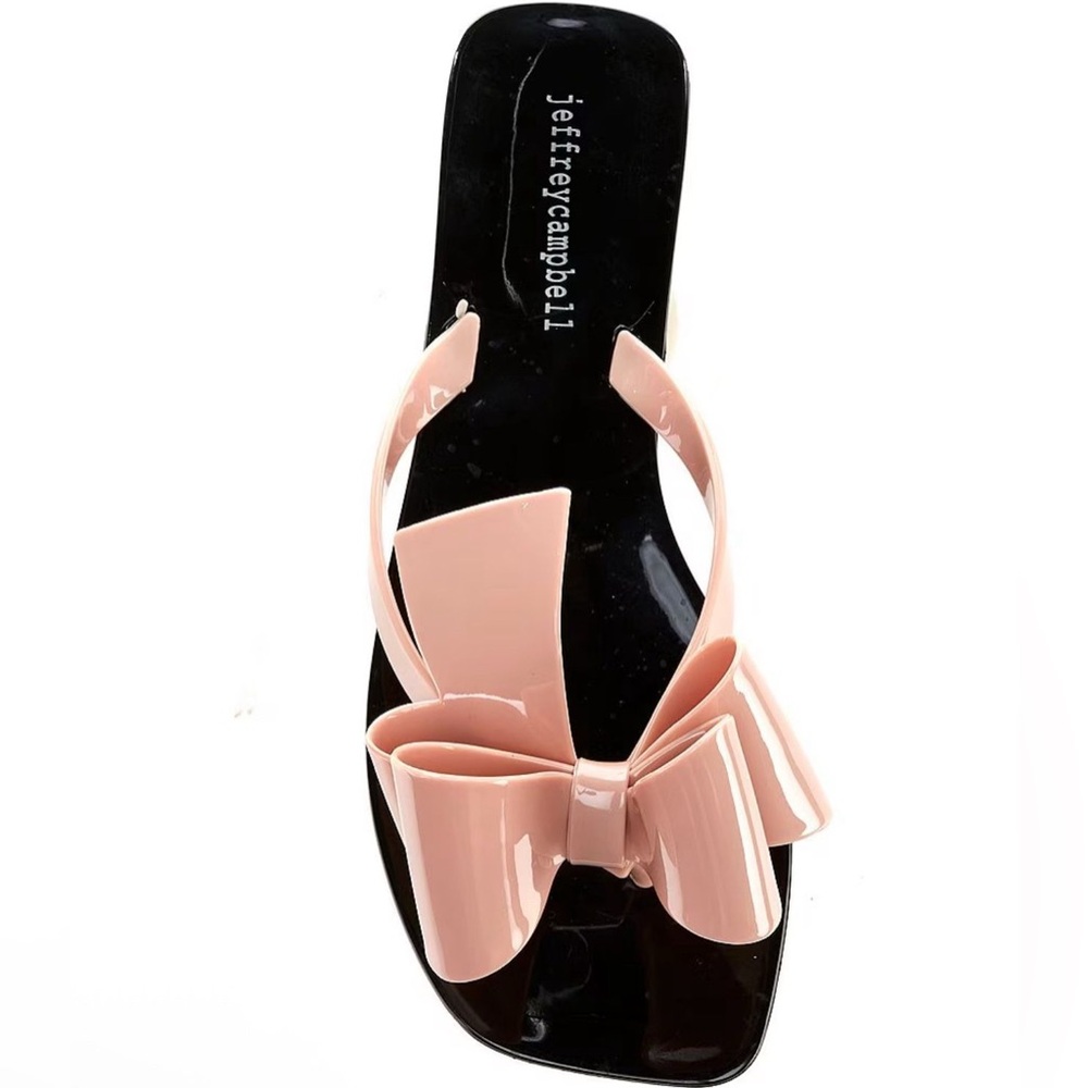 Jeffrey Campbell Blush Bow Sandals